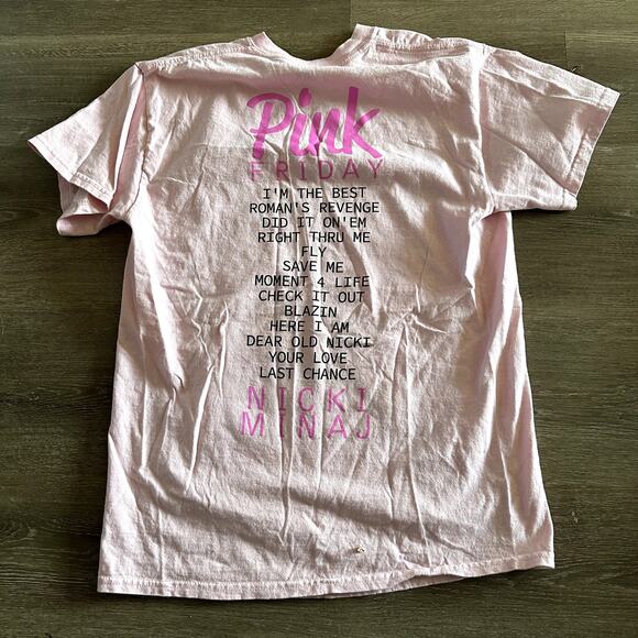 Niki Minaj Pink Friday Concert T-Shirt Size Large - Picture 5 of 5